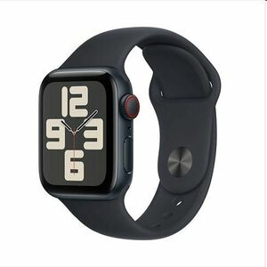 Apple Watch SE GPS + Cellular 40mm Midnight Aluminium Case with Midnight Sport Band - M/L obraz