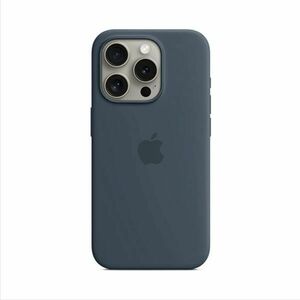 Apple iPhone 15 Pro Max Silicone Case with MagSafe - Storm Blue obraz