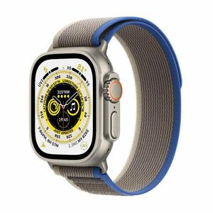Apple Watch Ultra GPS + Cellular 49mm Titanium Case with modrá/vesmírná šedá Trail Loop - M/L obraz