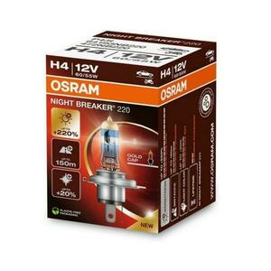 OSRAM H4 12V 60/55W P43t NIGHT BREAKER 220 +220% 1ks 64193NB220 obraz