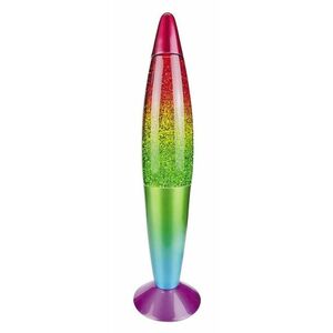 Rabalux lávová lampa Glitter Rainbow E14 1x MAX G45 15W vícebarevná 7008 obraz