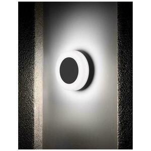 Nova Luce Elegantní kruhové nástěnné svítidlo TUNE - 9 W, 620 lm, 3000 K, bílo-černá NV 9529713 obraz