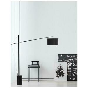 Nova Luce Nadčasová stojací lampa Traccia s extra dlouhým ramenem - 1 x 40 W, černá NV 41455401 obraz