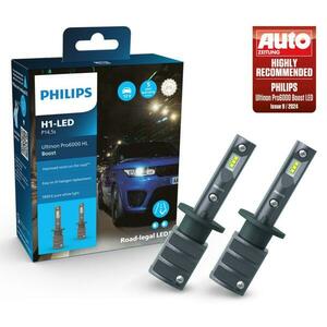Philips H1 12V 13W Ultinon Pro6000 Boost 5800K +300% homologace Německo 2ks 11258U60BX2 obraz