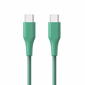 ER POWER Datový a nabíjecí kabel USB-C/USB-C, 1.2 m, zelený obraz