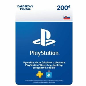 PlayStation Store Gift Card 200€ obraz