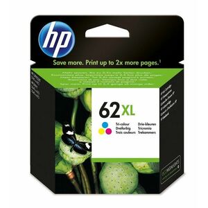 HP 62XL Tříbarevná originální inkoustová kazeta s C2P07AE#UUQ obraz