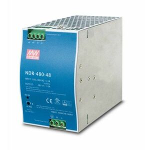 PLANET PWR-480-48 napájecí zdroj 480 W Modrá, Šedá PWR-480-48 obraz