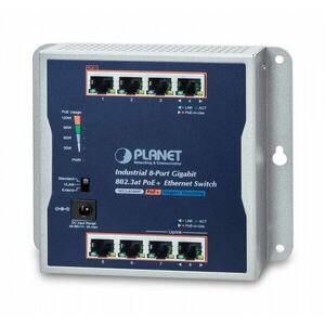 PLANET IP30 Industrial 8-Port Nespravované Gigabit Ethernet WGS-818HP obraz