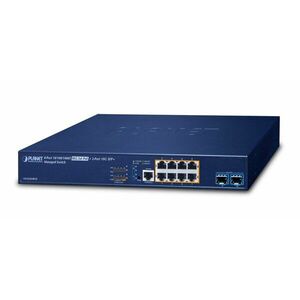 PLANET L3 8-Port 10/100/1000T Řízený Gigabit Ethernet GS-6320-8P2X obraz