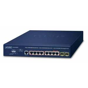 PLANET IPv6/IPv4, 2-Port Řízený L2/L4 Gigabit GS-4210-8HP2S obraz