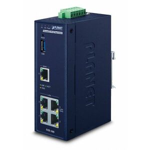 PLANET Ind 5-Port 10/100/1000T VPN přijímač IVR-100 obraz