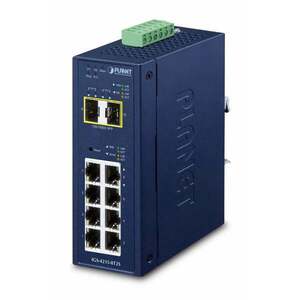 PLANET IP30 Industrial L2/L4 8-Port Řízený L2/L4 IGS-4215-8T2S obraz