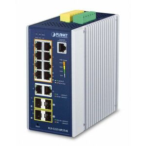 PLANET IP30 Industrial L2+/L4 8-Port Řízený L2+ IGS-5225-8P2T4S obraz