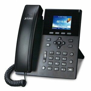 PLANET High Definition Color POE IP telefon Černá 6 VIP-1260PT obraz