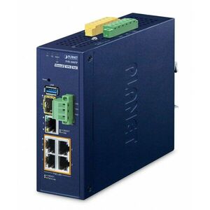 Planet IVR-300FP Industrial 4-Port 10/100/1000T 802.3at PoE IVR-300FP obraz