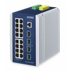 PLANET IP30 Industrial L3 16-Port Řízený Gigabit IGS-6325-16T4X obraz