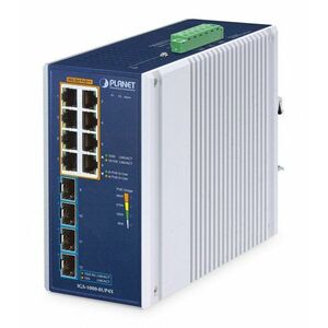 PLANET IP30 Industrial 8-Port Nespravované Gigabit IGS-1000-8UP4X obraz