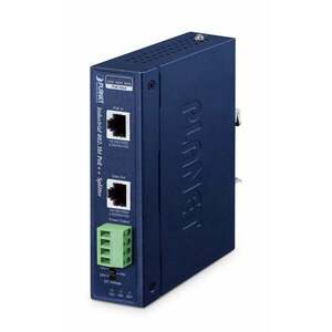 PLANET IP30 Industrial Single-Port 10Gbps 802.3bt PoE++ IPOE-176S obraz