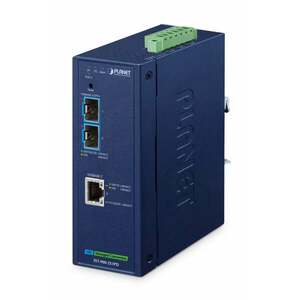 PLANET IP40 Industrial 2-Port konvertor síťové IXT-900-2X1PD obraz