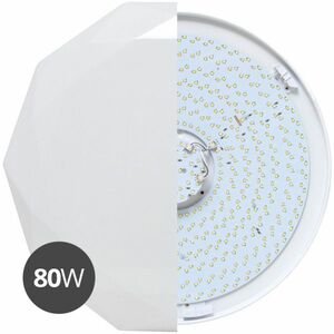 Ecolite LED sv. nástěnné 80cm, 80W, dálk.ovl., 7300lm, bílé WZSD-80/80W/LED obraz