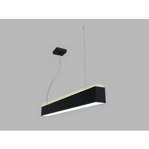 LED2 3313553D Závěsné svítidlo LINO 90 P/N-Z, B PRISMA 24W DALI/PUSH DIM 3CCT 3000K/3500/4000K UGR černá obraz