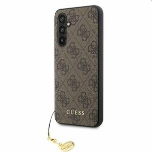 Pouzdro Guess 4G Charms pro Samsung Galaxy A54 5G, hnědé obraz