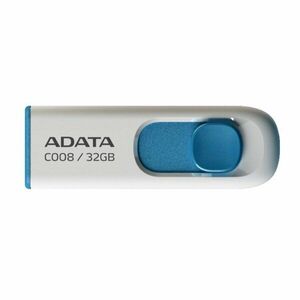 USB klíč A-Data C008, 32GB, USB 2.0, White (AC008-32G-RWE) obraz