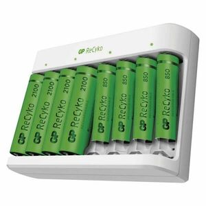 EMOS Nabíječka baterií GP Eco E811 + 4x AA 2100 + 4x AAA 850 B51819 obraz