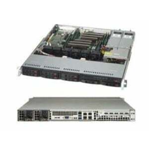 Supermicro CSE-113MFAC2-R804CB Black 1U SC113MFAC2 CSE-113MFAC2-R804CB obraz