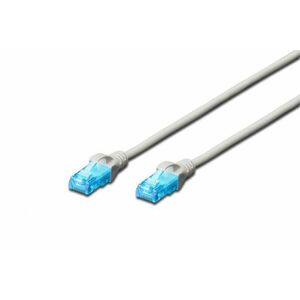 Digitus Cat.5e, U-UTP, 0.5m síťový kabel Šedá 0, 5 m DK-1511-005 obraz