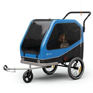 KLARFIT Goldie Buggy, přívěs na kolo, 324 l, max. 40 kg, skládací, odolný vůči povětrnostním vlivům obraz