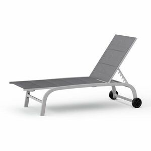 Blumfeldt Lounger Limala XXL, lehátko, nosnost 160 kg, 5stupňové polohovatelné opěradlo, kolečka obraz