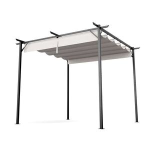 Blumfeldt Pantheon Robust, pergola, 3 x 3 m, s bočními roletami, práškově lakovaná ocel odolná vůči povětrnostním vlivům obraz