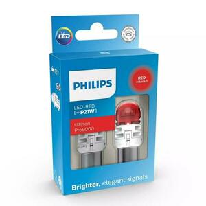 Philips LED P21W 12V 2, 3W Ultinon Pro6000 SI Red Intense 2ks 11498RU60X2 obraz