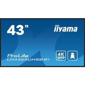 iiyama LH4365UHSB-B1 sdělovací displej Stánkový LH4365UHSB-B1 obraz