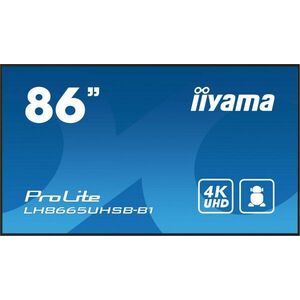 iiyama LH8665UHSB-B1 sdělovací displej Stánkový LH8665UHSB-B1 obraz