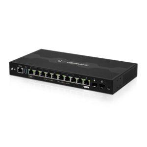 Ubiquiti Networks EdgeRouter ER-12 router zapojený do sítě ER-12 obraz