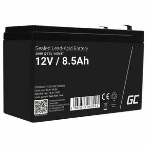 AGM Battery 12V 8.5Ah - Battery - Mignon (AA) AGM47 obraz