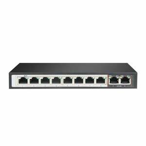 Extralink PERSES | Switch PoE | 8x Gigabit PoE/PoE+, 2x RJ45 EX.14312 obraz