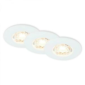 BRILONER 3ks sada LED vestavné svítidlo, 6, 5 cm, 3, 6W, 350lm, bílé BRI 7606036 obraz