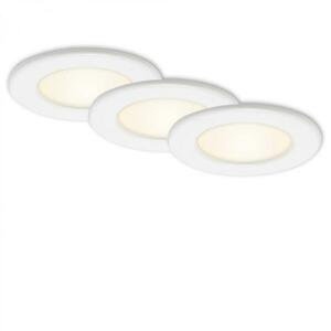 BRILONER 3ks sada LED vestavné svítidlo, pr. 11, 5 cm, 6 W, bílé BRI 7053-036 obraz