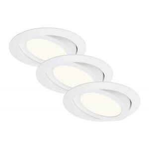 BRILONER 3ks sada LED vestavné svítidlo, pr. 14 cm, 6, 4 W, bílé BRI 7285-036 obraz