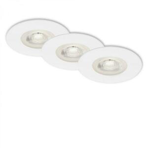 BRILONER 3ks sada LED vestavné svítidlo, pr. 9 cm, 5 W, bílé IP44 BRI 7046-036 obraz