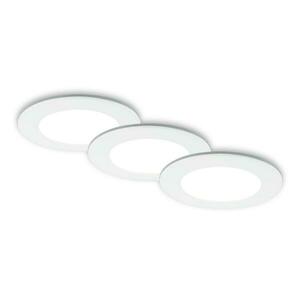 BRILONER CCT LED vestavná svítidla sada, pr.9, 2 cm, 3x LED, 4, 8 W, 450 lm, bílé IP44 BRI 7034-036 obraz