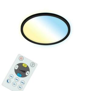 BRILONER CCT svítidlo LED panel, pr. 29, 3 cm, 18 W, 2400 lm, černá BRILO 7058-015 obraz