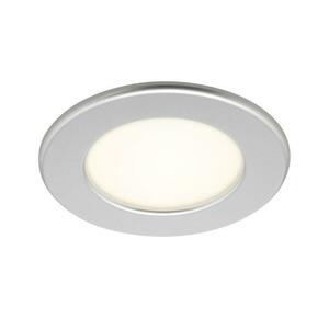 BRILONER LED vestavné svítidlo, pr. 11, 5 cm, 6 W, matný chrom IP44 BRI 7053-014 obraz