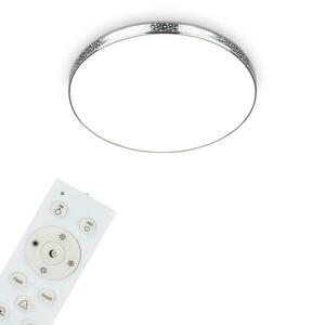 BRILONER RGB-CCT LED stropní svítidlo, pr. 35, 5 cm, 18W, 1850 lm, chrom IP44 BRILO 3679-018 obraz