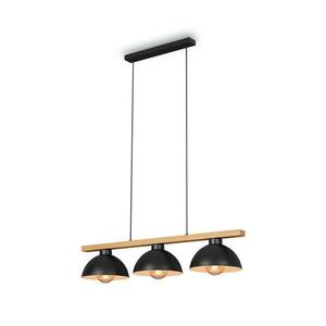 BRILONER Závěsné svítidlo, 98 cm, max. 40 W, černá-dřevo BRILO 4046-035 obraz