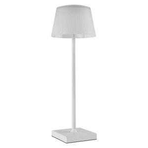 EMOS LED stolní lampa KATIE, nabíjecí, bílá Z7630W obraz